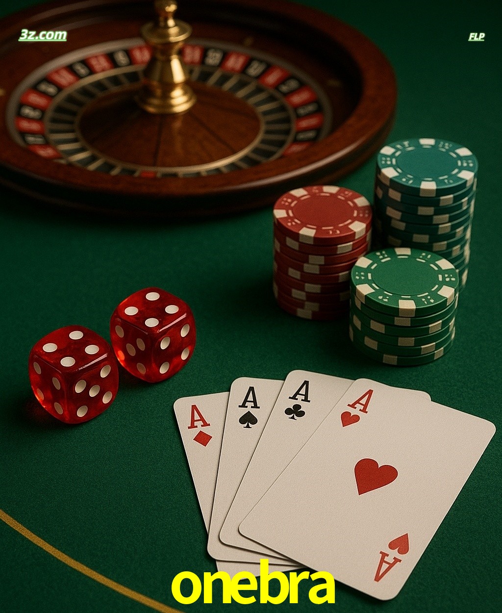 Cassino online onebra com jogos de mesa: roleta, dados, pôquer e fichas